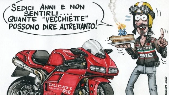 Ducati 916, 16 anni e non sentirli