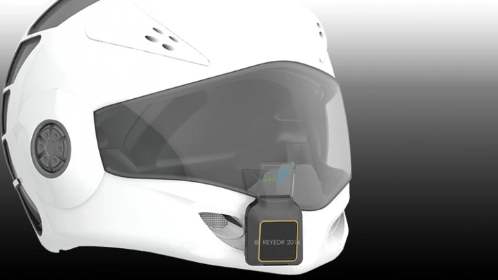 Reyedr: dispositivo HUD per casco da moto