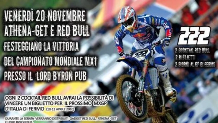 Il Veneto festeggia Antonio Cairoli, Campione del Mondo MX1