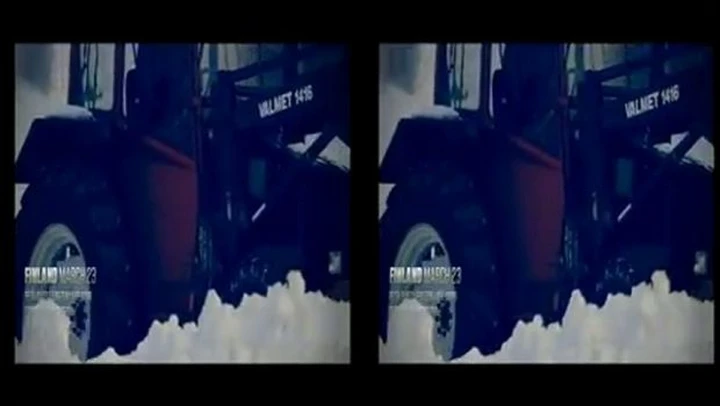 Arthur Sissis (KTM Moto3) in gara sulla neve