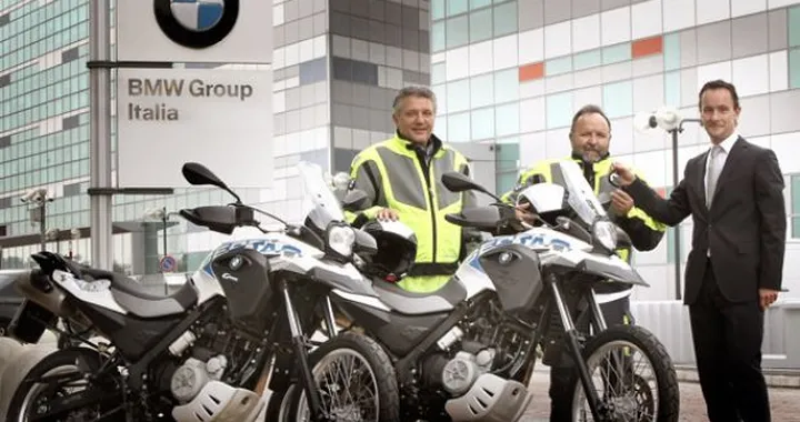 Due BMW G 650 GS Sertão in aiuto nelle zone terremotate dell’Emilia