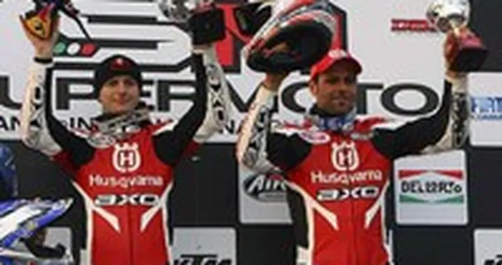 Ivan Lazzarini soddisfatto della sua Husqvarna