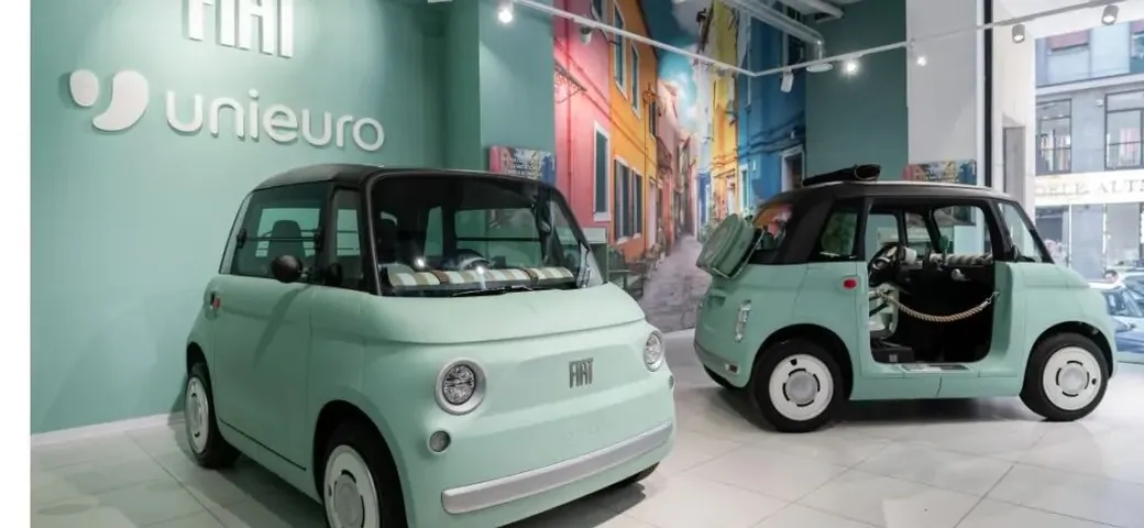 Fiat Topolino: la microcar si compra da Unieuro