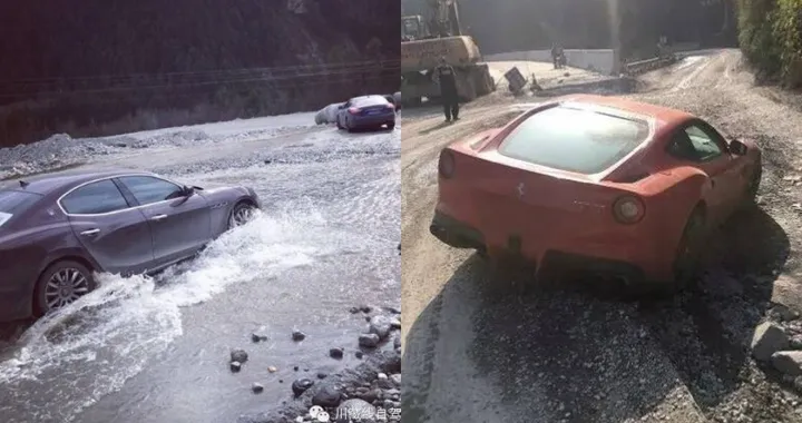 Cina: in offroad con una Ferrari e 10 Maserati
