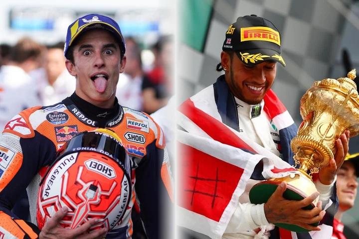 Marquez sfida Hamilton: il pilota di Mercedes accetta!