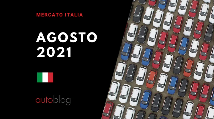 Mercato auto Italia: ad agosto -27,3%