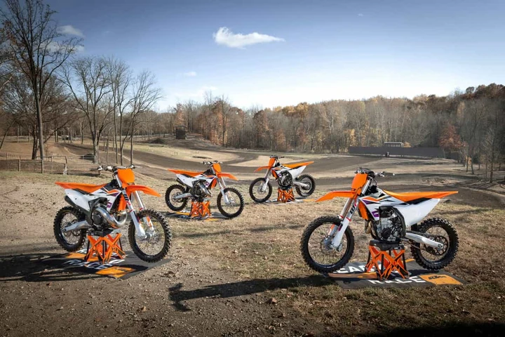 KTM svela la nuova gamma Motocross 2024