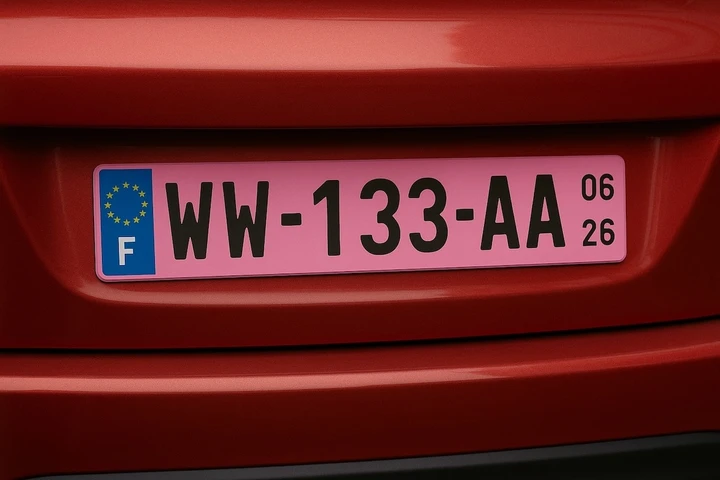 Una delle ultime novità è la targa rosa: chi la indossa