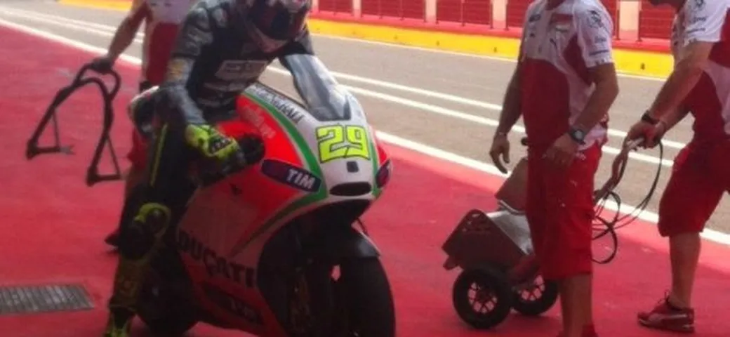 Ben Spies e Andrea Iannone con Ducati (Pramac) nel 2013