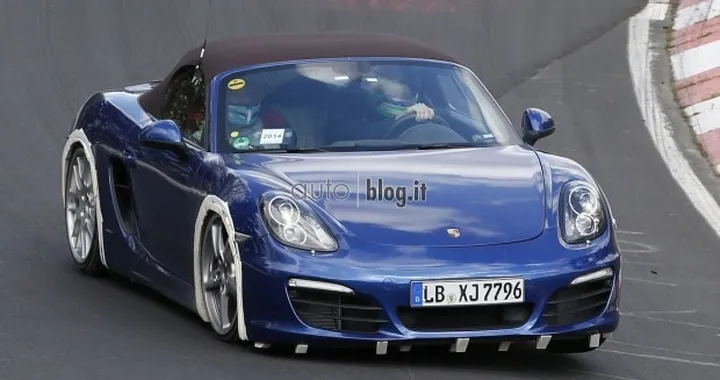 Porsche Boxster: foto spia della quattro cilindri