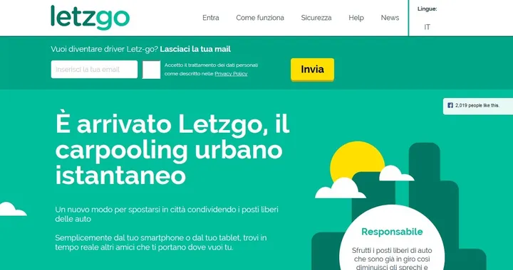 Letzgo: cos'è e come funziona il carpooling urbano