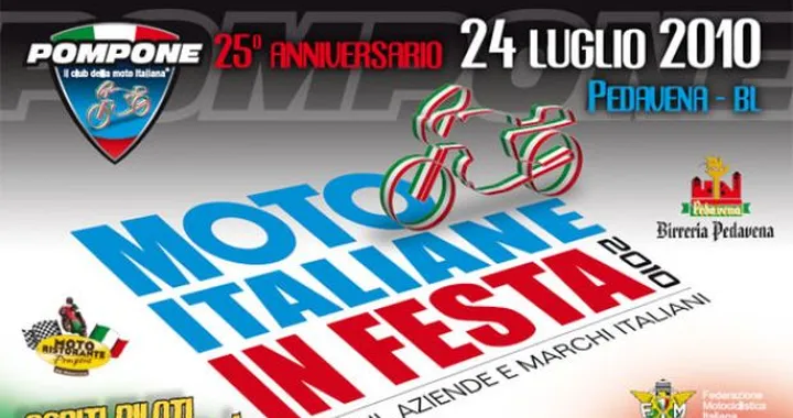 Moto Italiane in Festa 2010 - Pompone 25° Anniversario