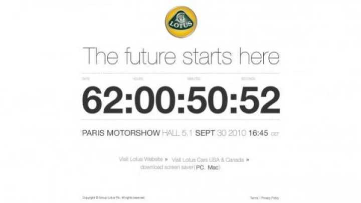 Lotus: parte il conto alla rovescia per il Salone di Parigi