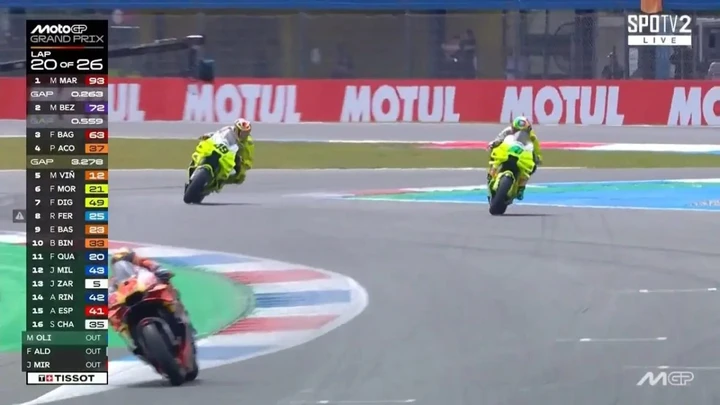 Morbidelli polemico ad Assen: 