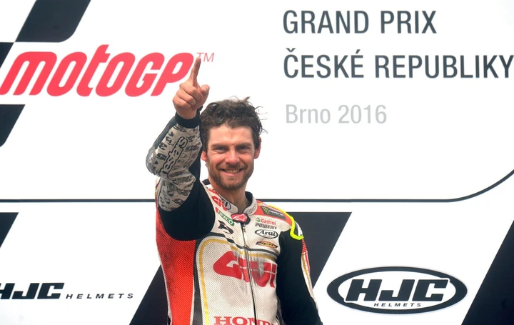 MotoGP Brno, la “prima” di Cal Crutchlow, occhi di tigre. Rossi e Marquez a podio