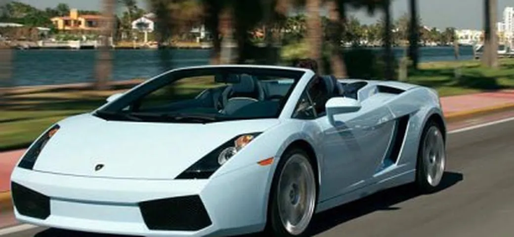 Lamborghini Gallardo Spyder - à - la Miami Vice
