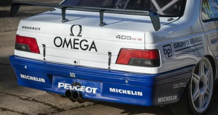 La Peugeot 405 Mi16 di Giovanardi protagonista all'Historic Minardi Day