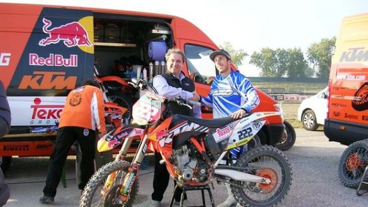 Motocross: Antonio Cairoli ha provato a Mantova la KTM 350 2012