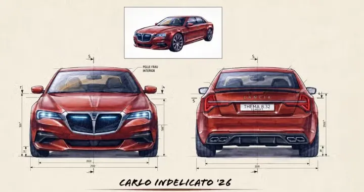 Lancia Thema “Ferrari": il ritorno che fa sognare