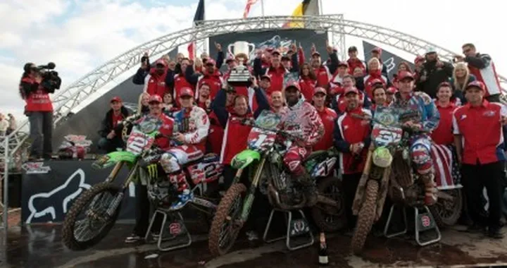 Il Team Kawasaki USA vince il 62° Motocross delle Nazioni