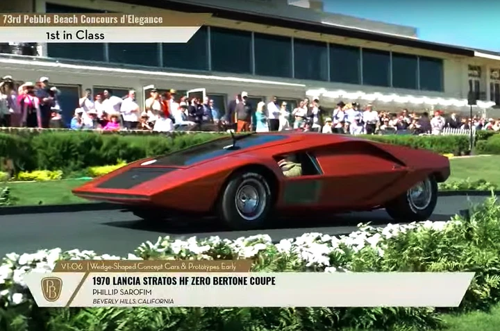 Lancia Statos's Zero protagonista al Pebble Beach Concours d'Elegance