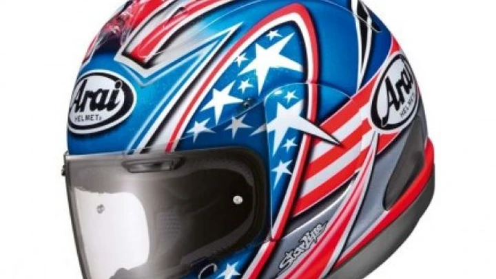 Arai RX7 GP Replica Hayden Vs Pedrosa