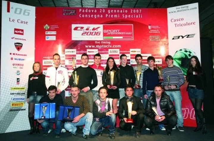 Premiazione classifiche speciali CIV