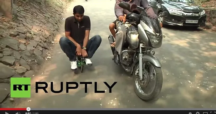 Video: la moto elettrica più piccola al mondo