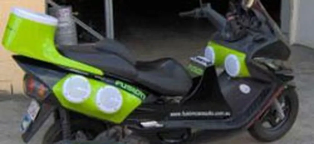 Scooter audio system