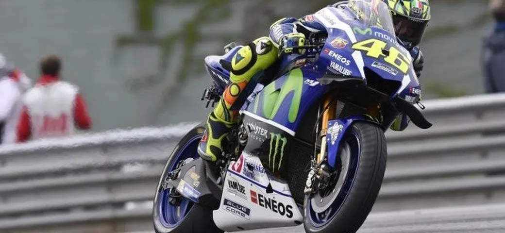 Valentino Rossi 8° in Germania: 
