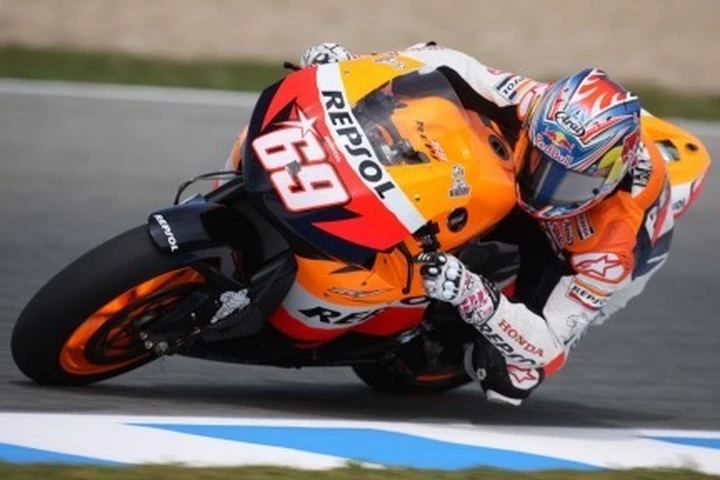 Test di Jerez: Hayden decolla con le nuove Michelin