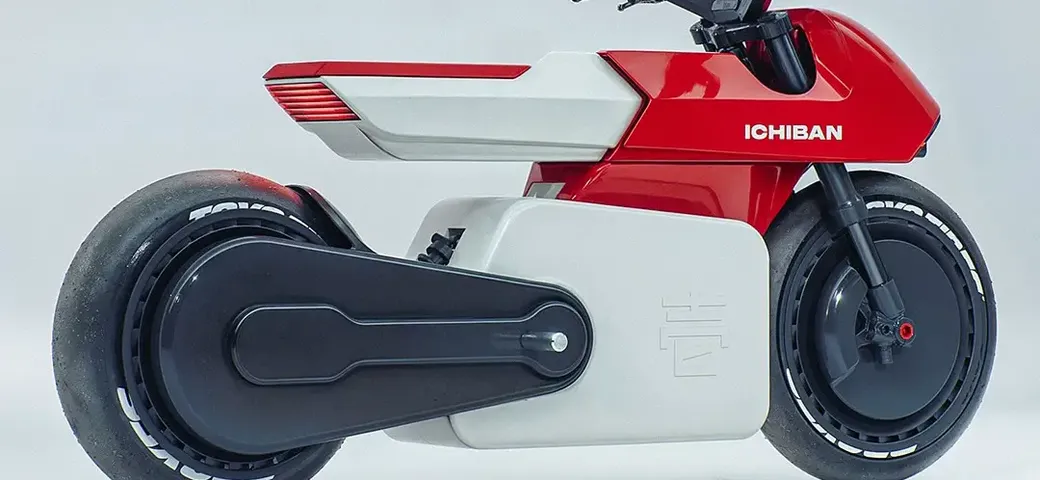Ichiban: la moto elettrica del futuro con design anni '70 e ricarica lampo