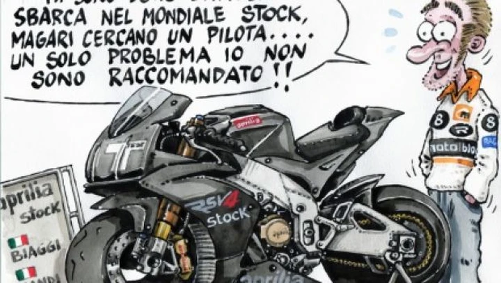 Federico Sandi e Federico Biaggi in Superstock 1000 con l'Aprilia RSV4