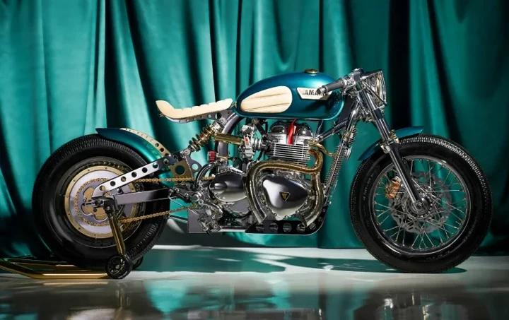 Tamarit Emerald, la Triumph custom da 650 ore venduta a 28.750 euro