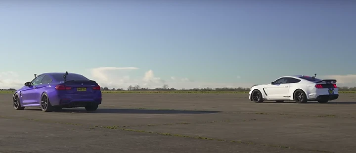 BMW M4 CS contro Shelby Mustang GT350, chi vincerà questa sfida epica? [VIDEO]