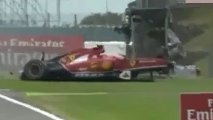 Video Incidente Raikkonen a Silverstone 2014