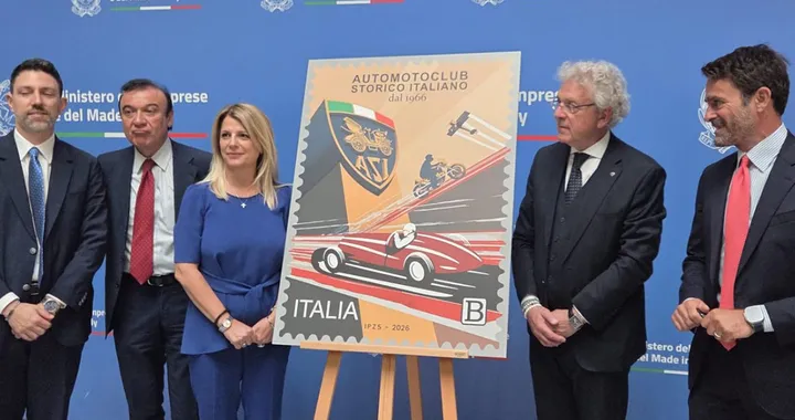 Un francobollo per i 60 anni ASI: omaggio alla storia dei motori italiani