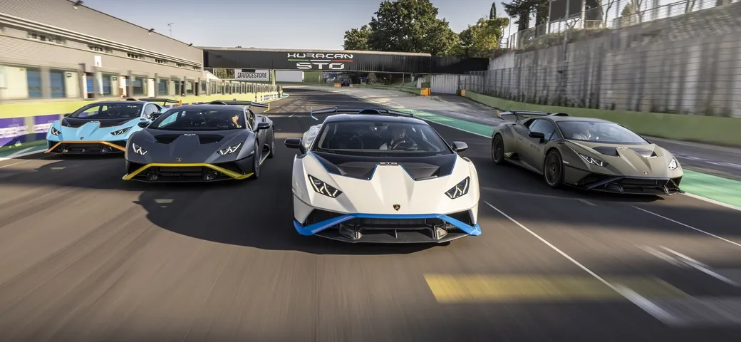 La Lamborghini Huracan STO a Vallelunga e sulle strade di Roma [Video]