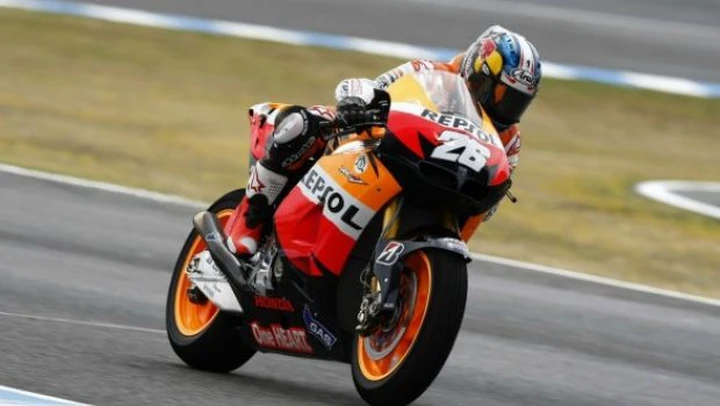 MotoGP, Jerez: le FP3 sotto il diluvio nel segno di Pedrosa. Rossi solo 6°.