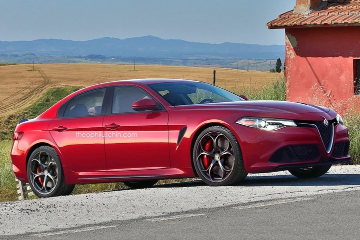 Alfa Romeo Giorgio: il render della nuova ammiraglia del Biscione
