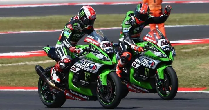 Sbk Misano, dominio Kawasaki. Rea verso il titolo. Show di Giugliano e Biaggi