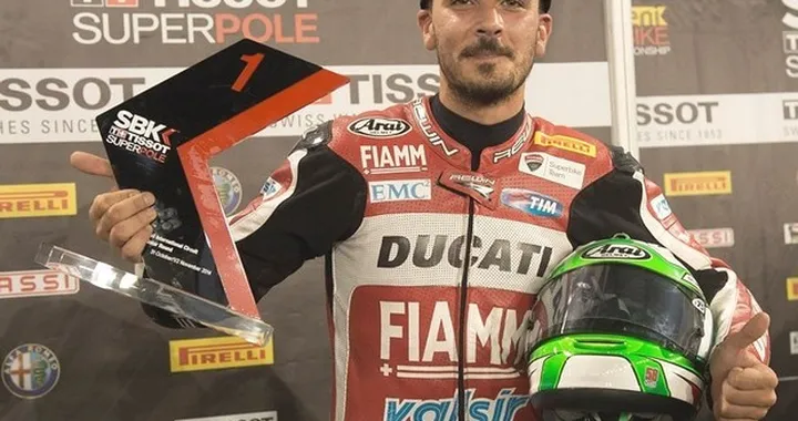 SBK Qatar 2014, Davide Giugliano in pole con Ducati: "Ma è più importante essere costante in gara"