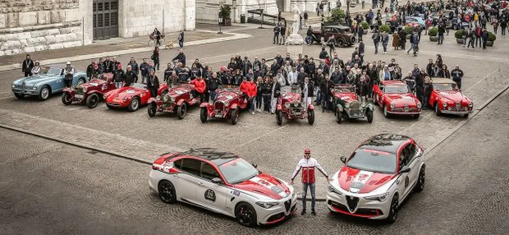Alfa Romeo automotive sponsor della 1000 Miglia 2020