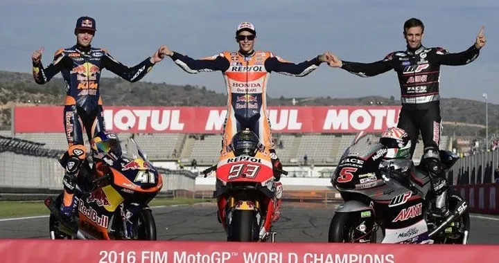 MotoGP, Moto2, Moto3 2016: classifiche finali dopo Valencia