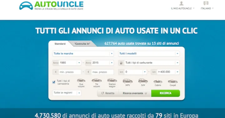 Autouncle, un motore di ricerca per le auto usate