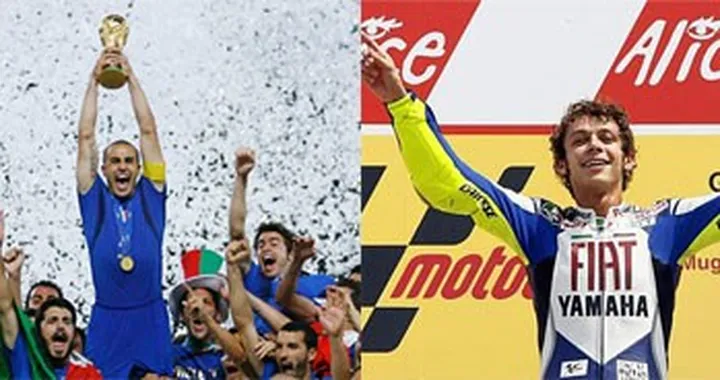 A Barcellona Valentino Rossi si veste d'azzurro