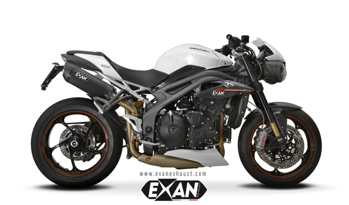 Triumph Speed Triple 1050 (2018-2020): tre coppie di scarichi by Exan