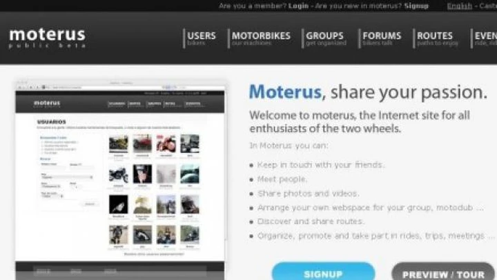 Moterus Global Biker's Social Network