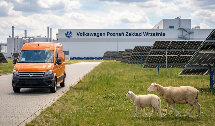 Volkswagen assume 100 pecore: lavorano tra 31.000 pannelli solari al posto delle macchine