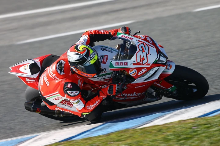 Test SBK Jerez: solo Rea meglio di Savadori